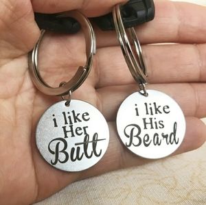 🆕️ I like his I like Her Fun Couples KeyChain